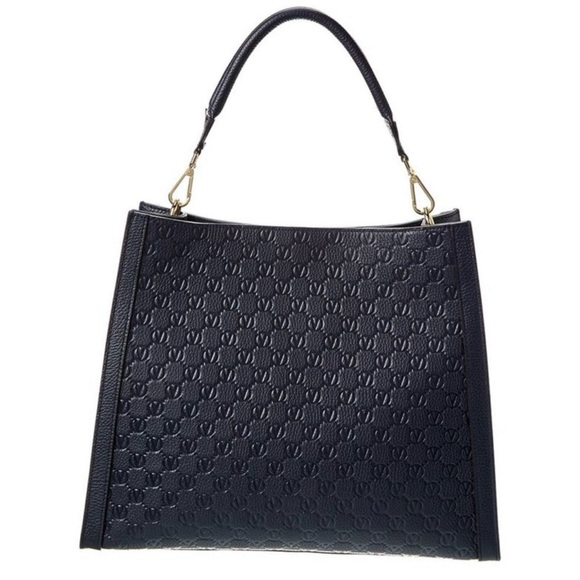 Mario Valentino Black Tote Designer Handbag, New with Tags - Picture 2 of 7